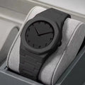 Men's Carbon Fiber Black Arabic Watch
